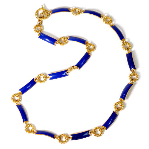 OLD Gucci 　チェーンベルト（青）