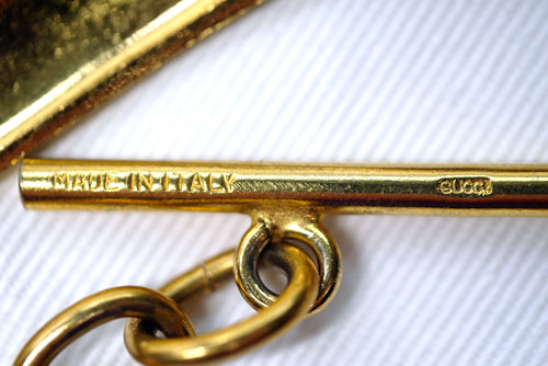 OLD Gucci 　チェーンベルト（茶）