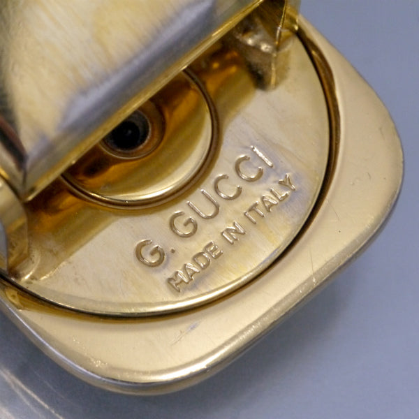 OLD Gucci リザードGGバックル細ベルト（赤）