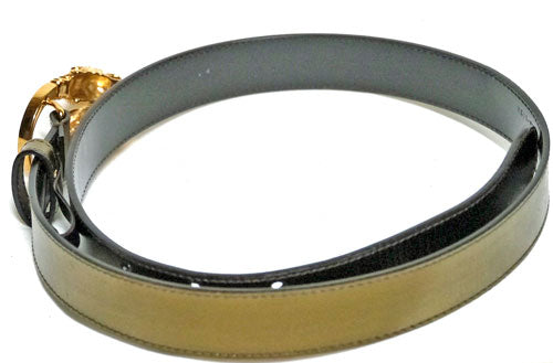 Gucci タイガーバックルゴールドベルト