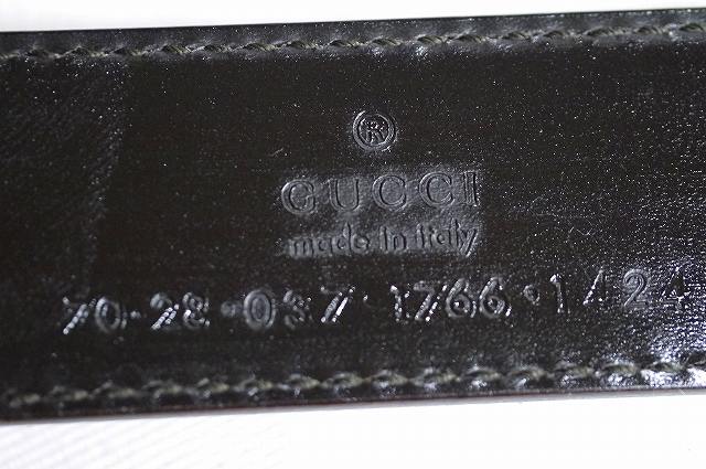 Gucci タイガーバックルゴールドベルト