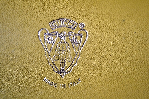 OLD Gucci 　Fl?ra 小物ケース黄色（デッドストック）