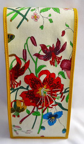 OLD Gucci 　Fl?ra 小物ケース黄色（デッドストック）