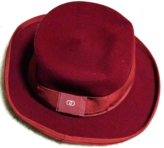 OLD Gucci オールドハット（ワインレッド）