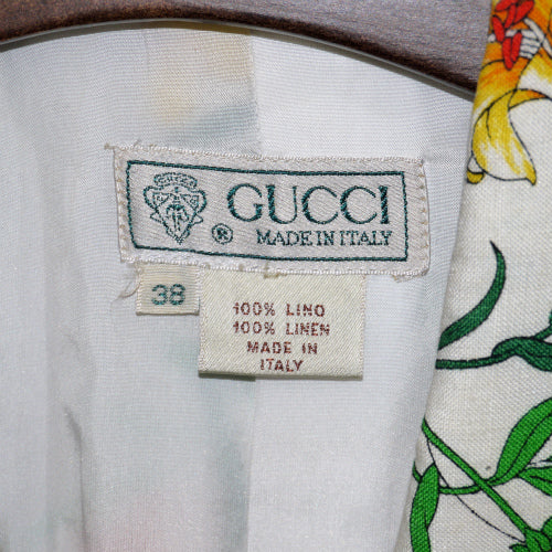OLD Gucci 白FLORA ジャケット