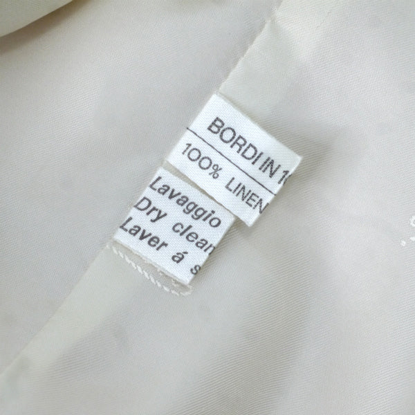 OLD Gucci 袖裏地1ボタンテーラードジャケット（クリーム）