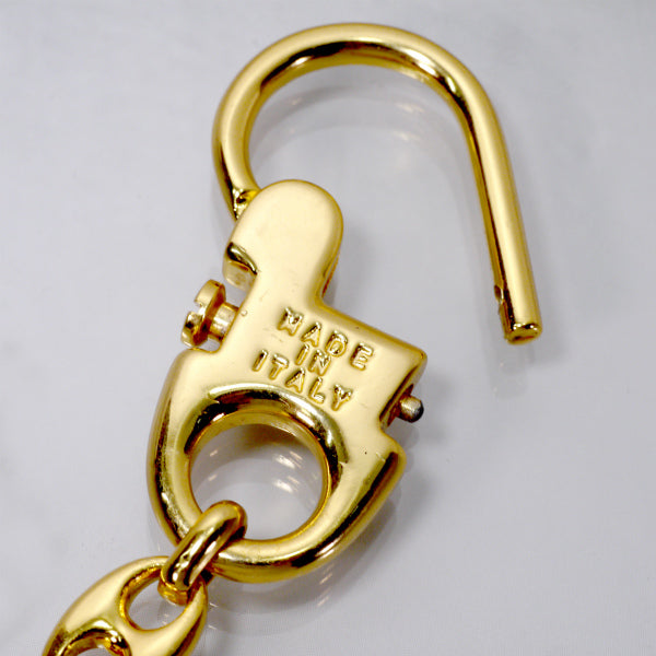 OLD Gucci インターロッキングGキーホルダー（ゴールド）