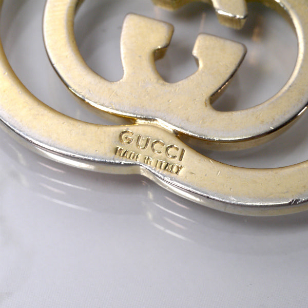 OLD Gucci ２トーン インターロッキングGキーホルダー