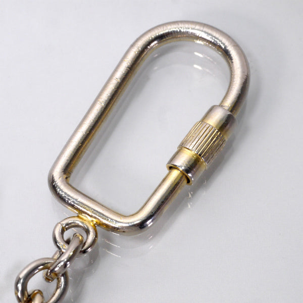 OLD Gucci ２トーン インターロッキングGキーホルダー