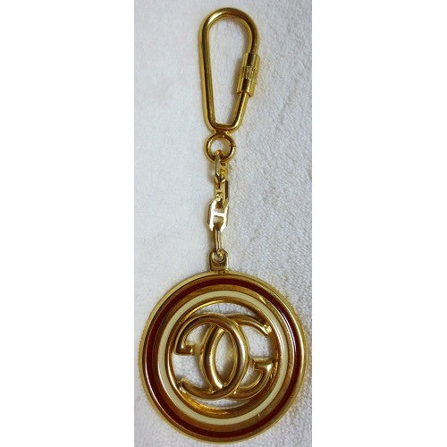 OLD Gucciキーリング（赤×ゴールド）