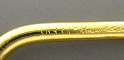 OLD Gucci　GGキーホルダー（ゴールド）