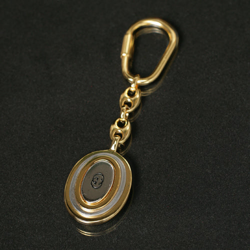 OLD Gucci　GGキーホルダー（ゴールド）
