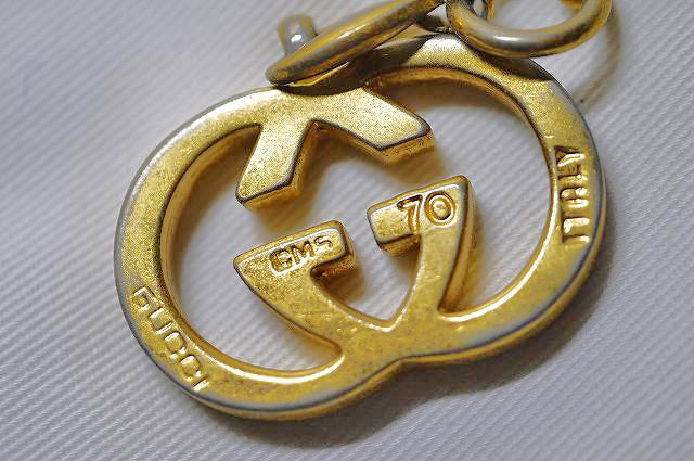 OLD Gucci　ゴールドＧＧチェーン