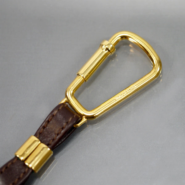 OLD Gucci　デットストック キーホルダー（茶/箱付き）