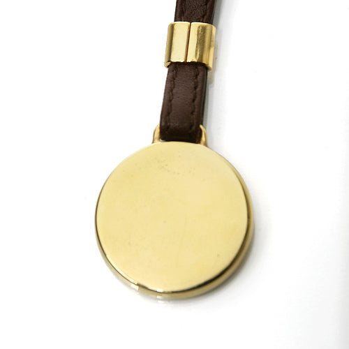 OLD Gucci　箱入りキーホルダー(ゴールド×茶)