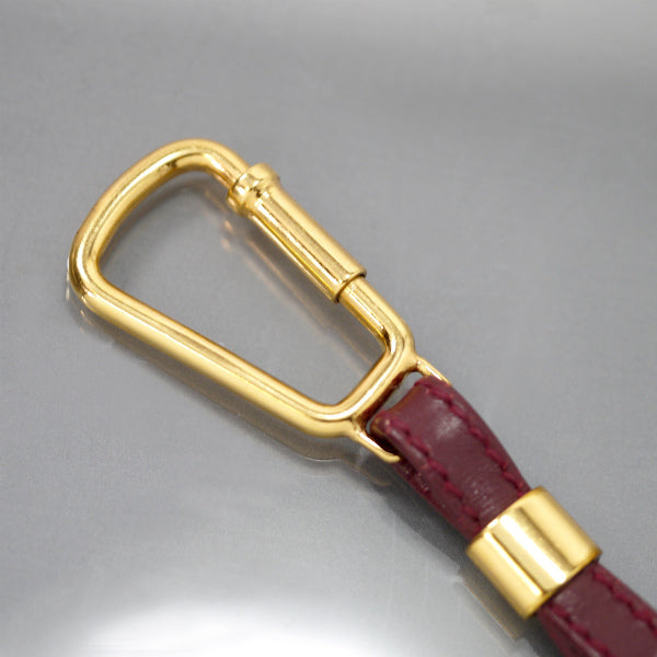 OLD Gucci　インターロッキングGキーホルダー（赤）