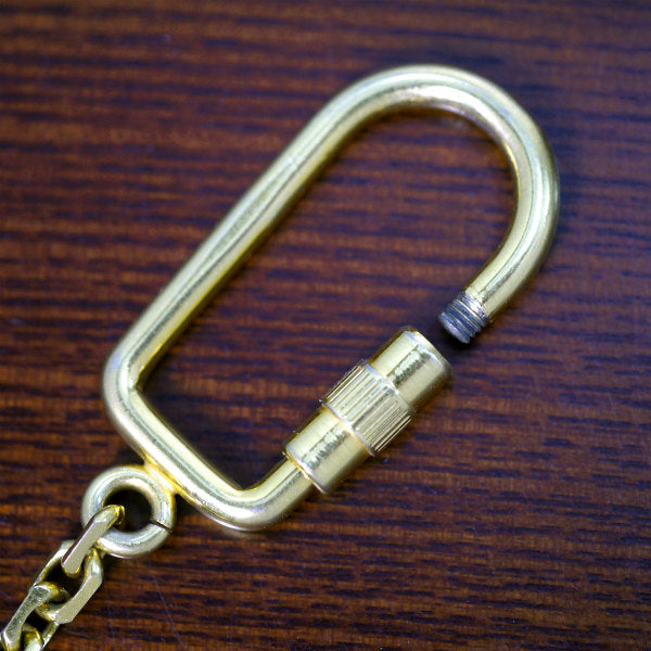 OLD Gucci　GGロゴ×シェリー キーホルダー（ゴールド）