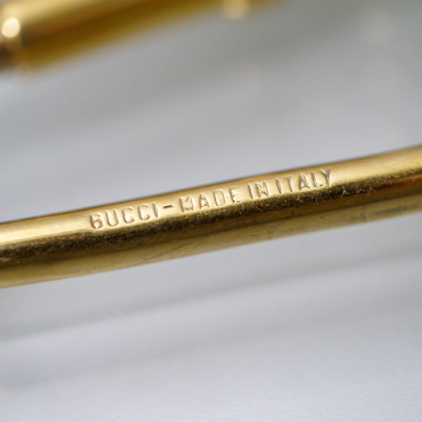 OLD Gucci　インターロッキングGコインキーホルダー（ボルドー）