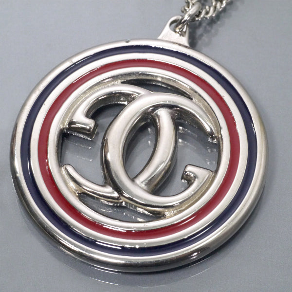 OLD Gucci　GGロゴ×シェリープレートネックレス（シルバー）