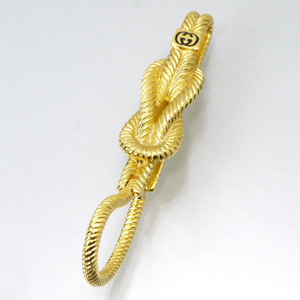 OLD Gucci　ロープデザイン キーリング（ゴールド）