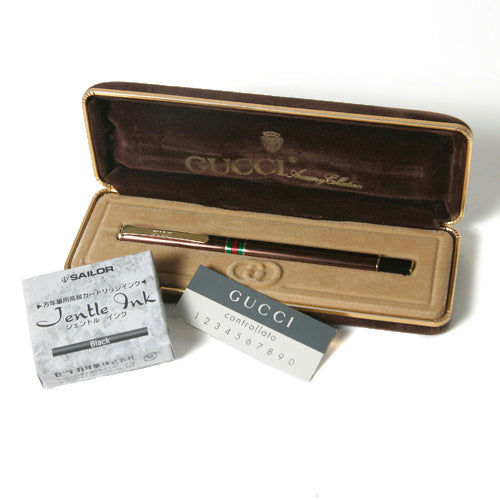 OLD Gucci 万年筆(茶）