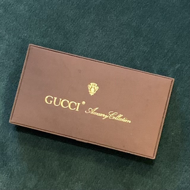 OLD Gucci 万年筆(黒/シェリーライン)