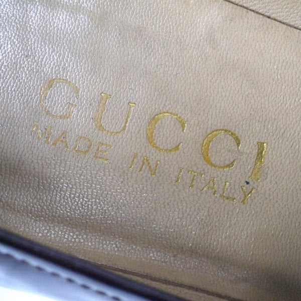OLD Gucci　ホースビットローファー ヒール（22cm・濃茶）