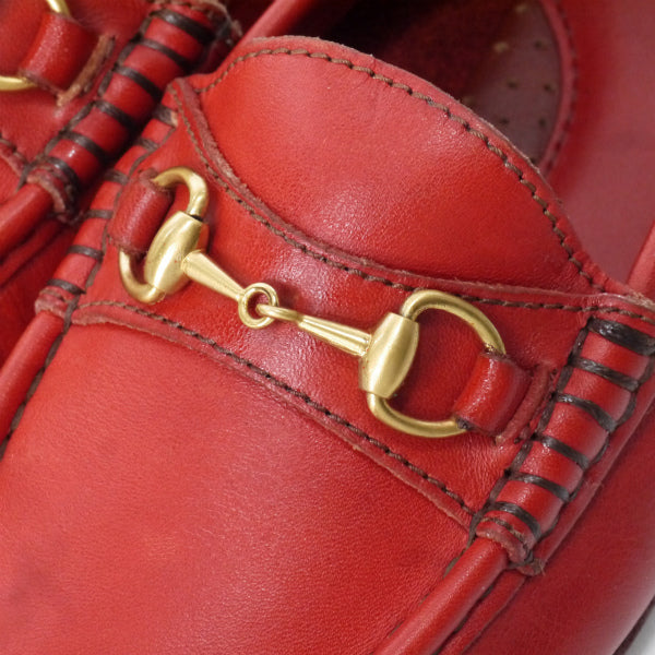 Gucci　ホースビット ドライビングシューズ（L・赤）