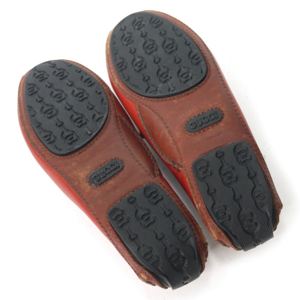 Gucci　ホースビット ドライビングシューズ（L・赤）