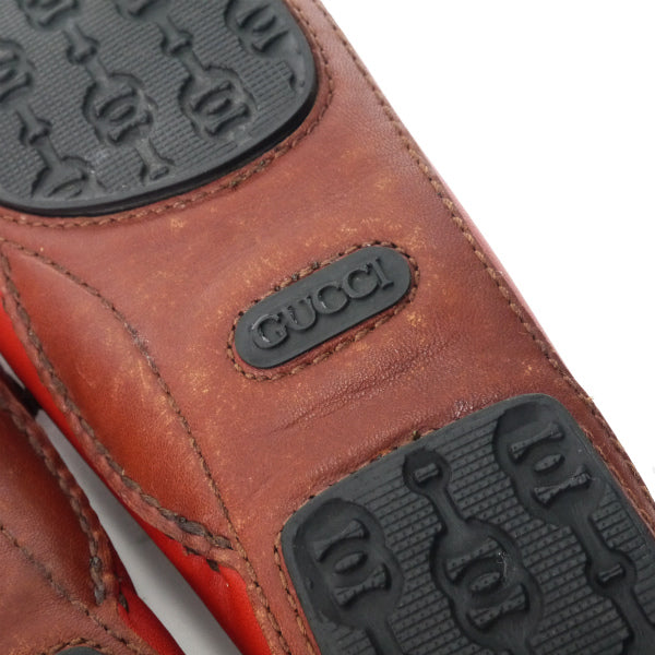 Gucci　ホースビット ドライビングシューズ（L・赤）