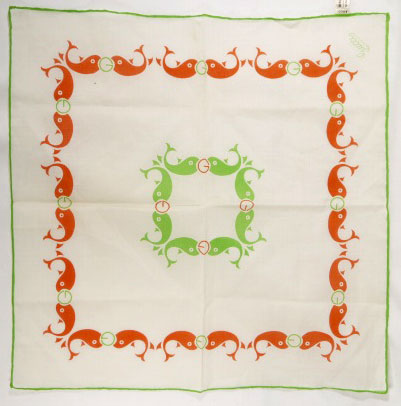 OLD Gucci クジラハンカチ