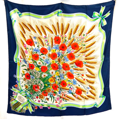 OLD Gucci スカーフ紺（新品）