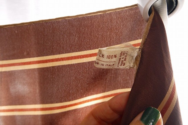 OLD Gucci 茶GGシルクスカーフ