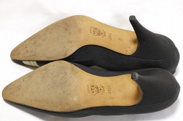 OLD Gucci 　パンプス35 2/1　黒