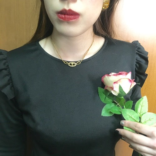 OLD Celine　マカダム　ネックレス