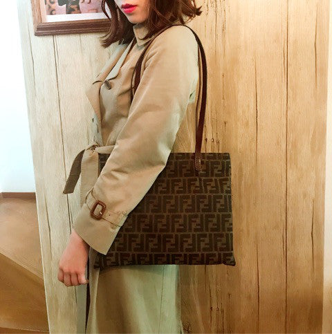 Fendi　ズッカ柄トートバッグ