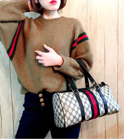 OLD Gucci 2WAYミニボストン(青)