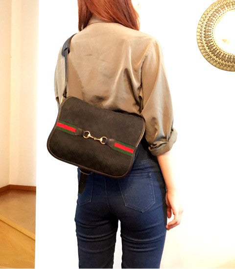 OLD Gucci  ビット　カメラショルダー（黒）