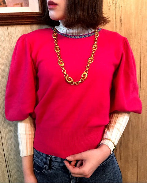 OLD Gucci  スパイラルG チェーンベルト（ゴールド）