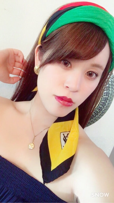 YVES SAINT LAURENT 大判シルクマルチカラー スカーフ