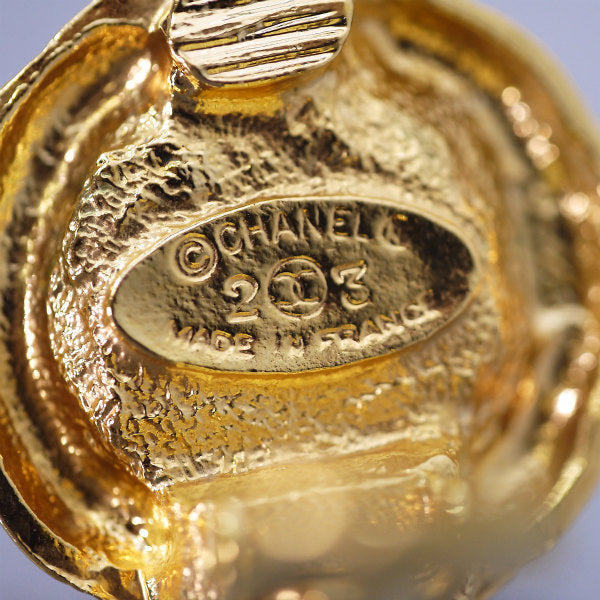 OLD CHANEL パール×マトラッセ イヤリング（ゴールド）