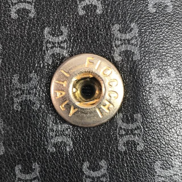 Old Celine　レトロ!マカダム長財布(黒）