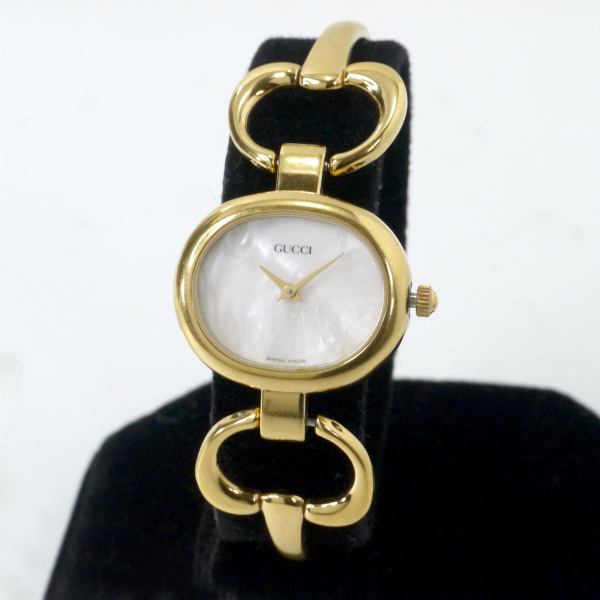 OLD Gucci シェル盤ブレスレット腕時計（ゴールド） | Vintage Shop 