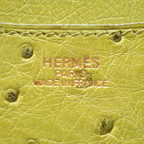 HERMES オーストリッチ手帳カバー（グリーン） | Vintage Shop