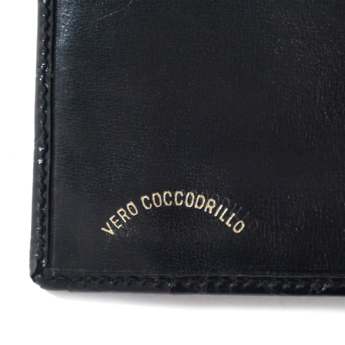 OLD Gucci クロコダイルがま口長財布（黒） | Vintage Shop 