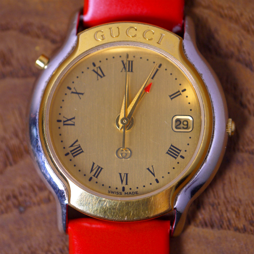 OLD Gucci 80sMONDIALE腕時計（18金 /赤） | Vintage Shop RococoVintage Shop Rococo