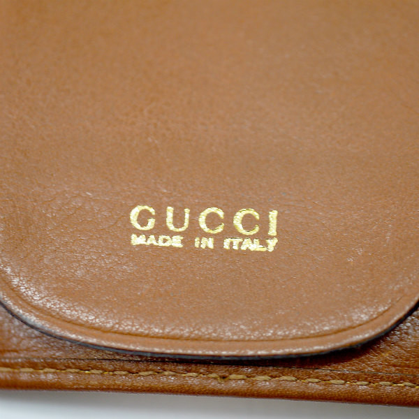 OLD Gucci 総革ホースビット金具キーケース（茶/箱付き） | Vintage 