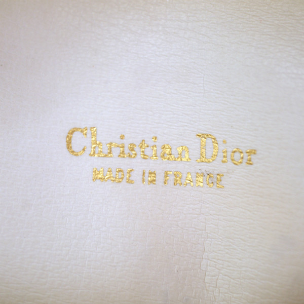Old Dior ベルトデザイン総革CDロゴショルダー（赤） | Vintage Shop 