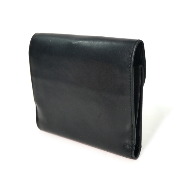 OLD CELINE 馬車金具レザーがま口折り財布（黒） | Vintage Shop 
