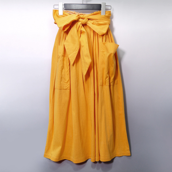Old Dior ウエストリボンフレアスカート（オレンジ） | Vintage Shop RococoVintage Shop Rococo